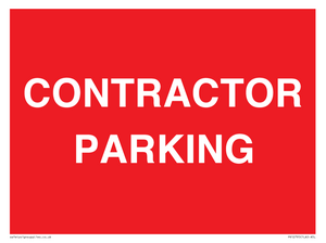 CONTRACTOR PARKING